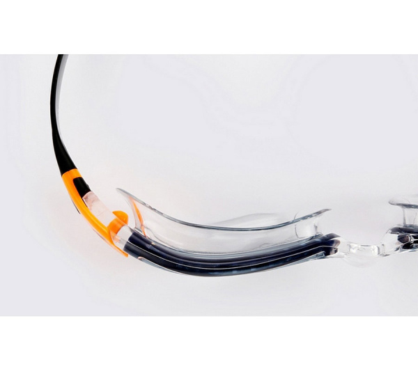 Очки для плавания Tiburon темные линзы (темные линзы; clear/orange)